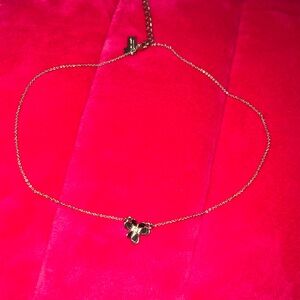 Kate spade gold flower necklace beautiful more like a choker